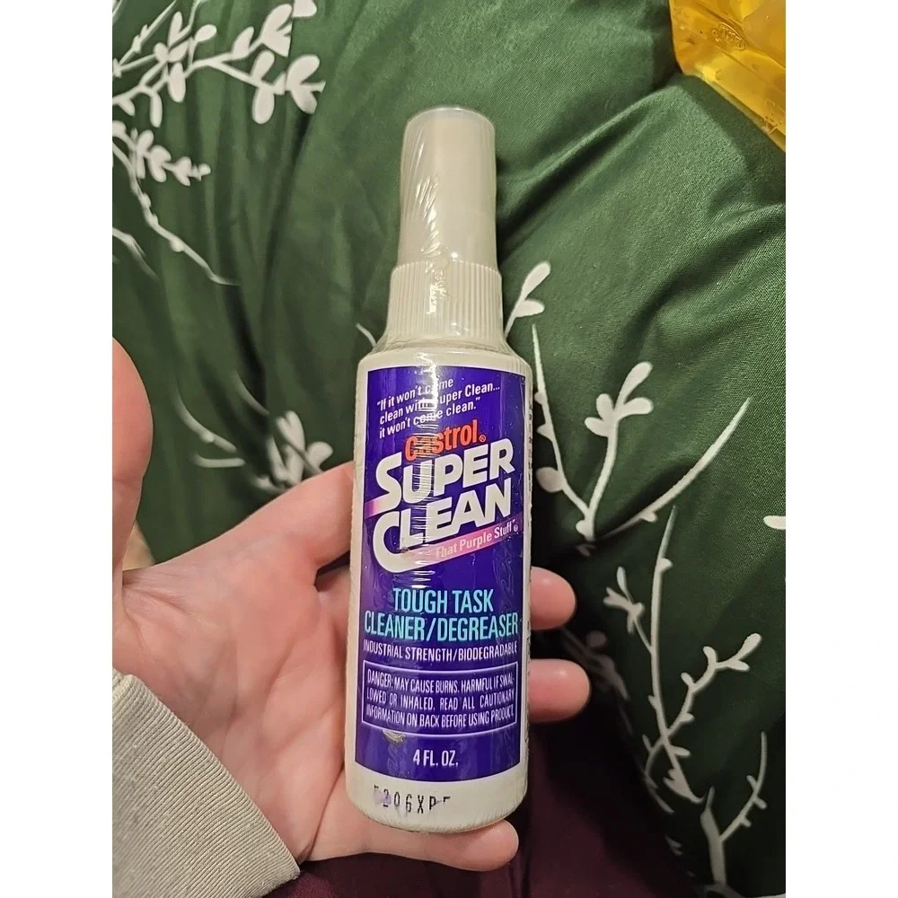 Castrol Super Clean That Purple Stuff Tough Task Cleaner/Degreaser 4 oz NOS VTG